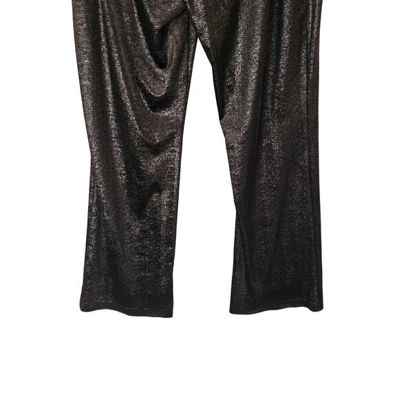 Juicy By Juicy Couture Mid Rise Wide Leg Velour Sweat Pants Black Size Large - Picture 3 of 9
